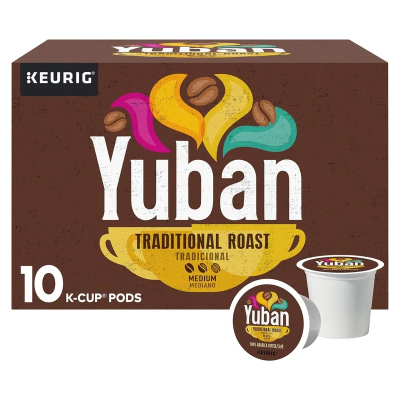 Yuban Traditional Roast K-Cup Pods, Box of 10 K-Cup pods
